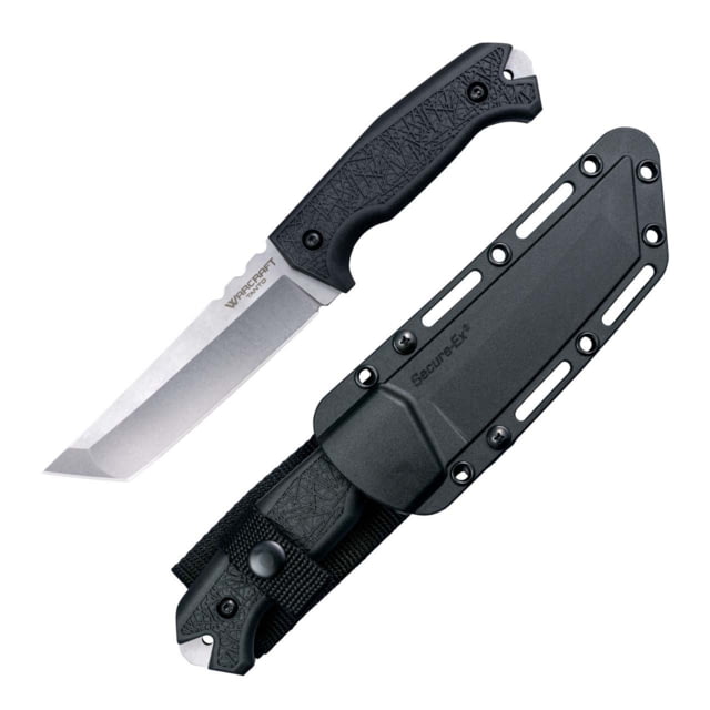 Cold Steel Regular Warcraft Tanto Knife 7.5in 4034SS Tanto Blade GFN Black Handle 13SSB