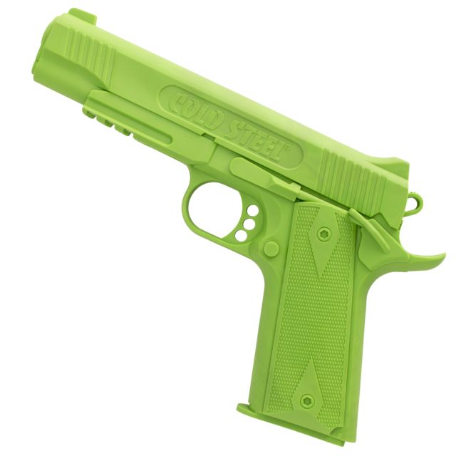 Cold Steel Rubber Training Pistol 1911 Green Colored Polypropylene 8-5/8in. L x 1in. W x 5.75in. H - Cold Steel