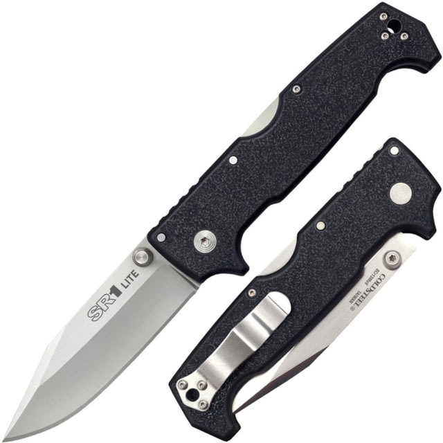 Cold Steel SR1 Lite Folding Knives 4in 8Cr14MoV Clip Point Blade Griv-Ex Handle Blister Packed 62K1Z - Cold Steel