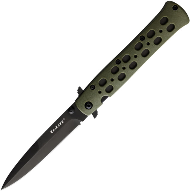 Cold Steel Ti-Lite Linerlock OD 4.00 in Folding Knife OD green Zytel