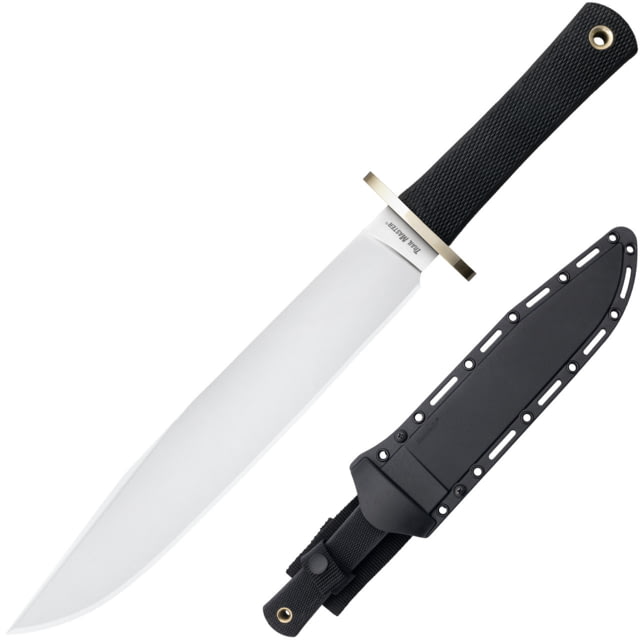 Cold Steel Trail Master 3V Knife 9.5in CPM 3V Steel Clip Point Blade Black Kray-Ex Handle 16DT