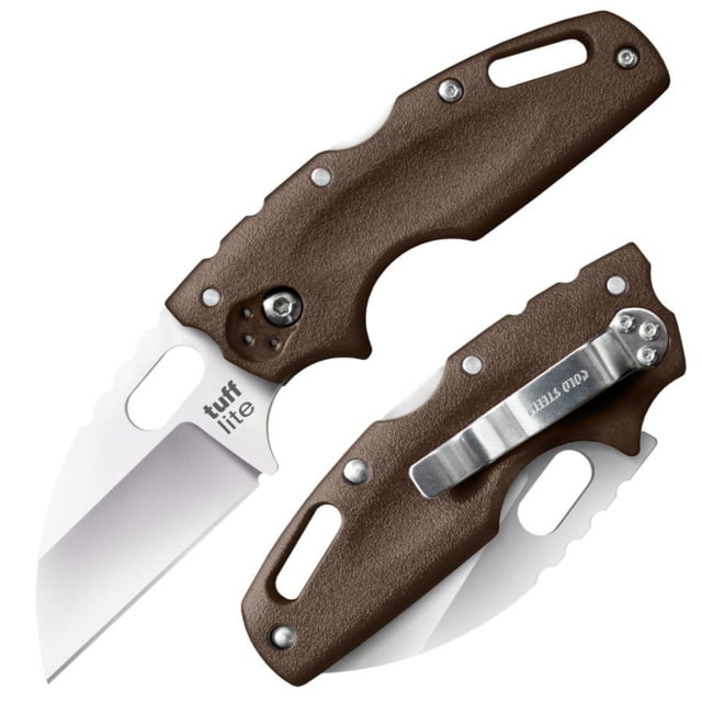 Cold Steel Tuff Lite Folding Knives 2.5in Japanese AUS8A SS Sheepsfoot Blade Griv-Ex Handle 20LTFZ