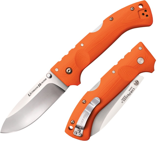 Cold Steel Cold Steel Ultimate Hunter 3.5in Blade Length American S35VN Steel Knife Orange - $116.79 at Optics Planet