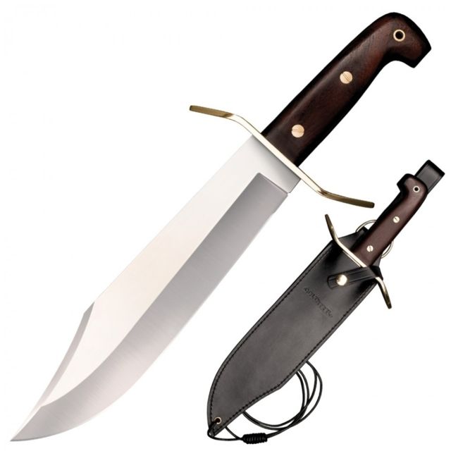 Cold Steel Wild West Bowie 10 3/4in Blade Length 1090 Carbon Steel Knife