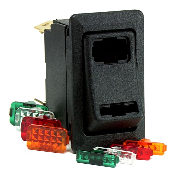 Cole Hersee Rocker Switch SPDT On-Off-On 4 Blade Lighted - Cole Hersee