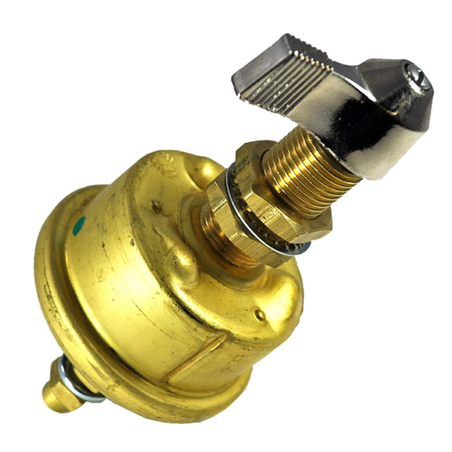 Cole Hersee Single Pole Brass Marine Battery Switch - 175 Amp - Continuous 1000 Amp Intermittent - Cole Hersee