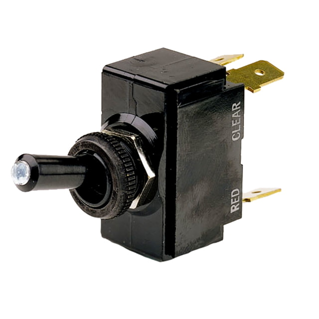 Cole Hersee Tip Toggle Switch SPST On-Off 4 Blade Lighted - Cole Hersee