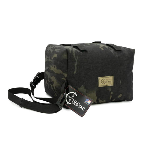 Cole-Tac Cuddle Bag, Black Multicam, CB205 by USA Cole-Tac Shooting Support Bags