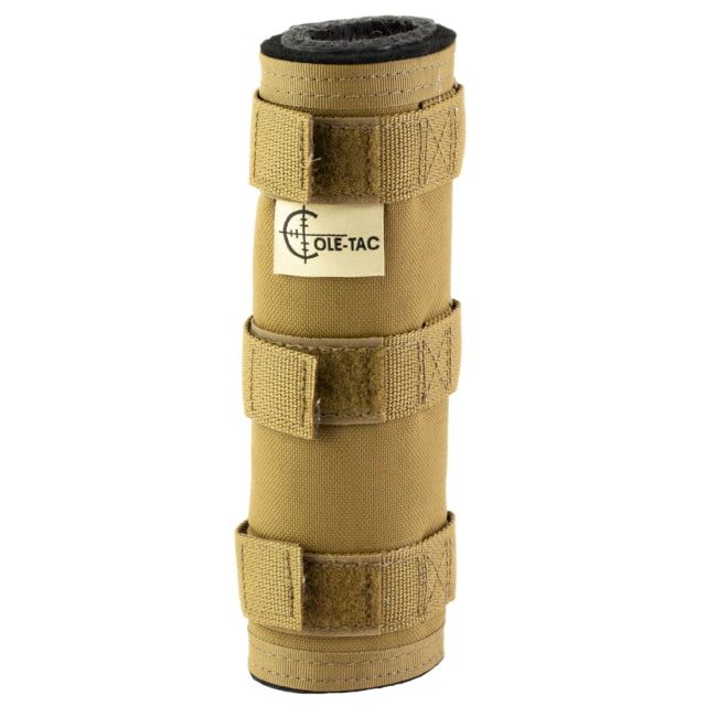 Cole-Tac HTP Suppressor Cover 7.5in Coyote Brown Fits 1-2in Suppressors Includes Inner Tube and Outer Shell