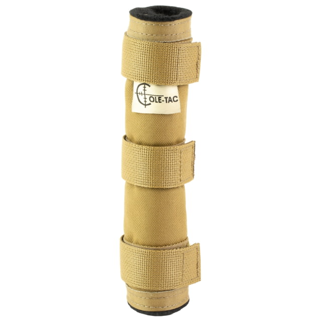 Cole-Tac Metal Python Suppressor Cover 7.5in Coyote Brown Fits 1-2in Suppressors