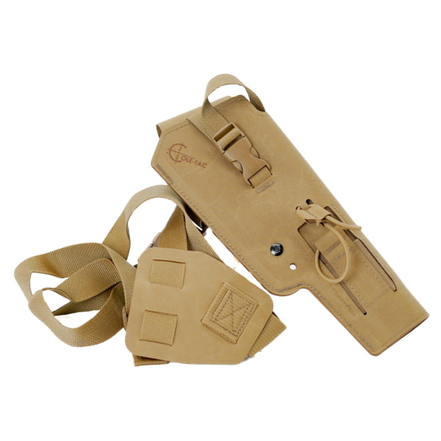 Cole-TAC Varmint Wrangler Chest Holster Fits Most 22LR Suppressor Host Ruger MK Series/M&P22/Buckmark/TX22 with Suppressors Attached and Weapon - Cole-Tac