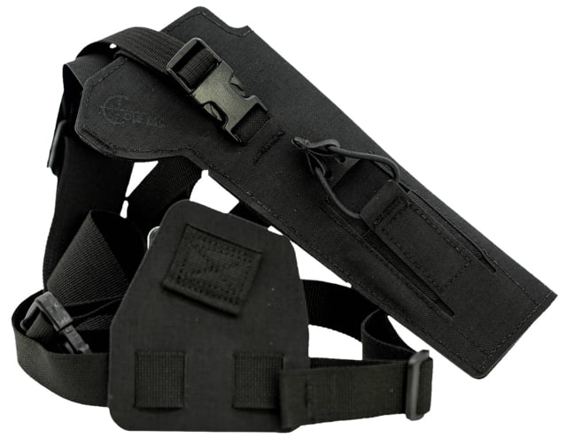Cole-Tac Varmint Wrangler Squadron Chest Holster Left Hand Chest Black - Cole-Tac