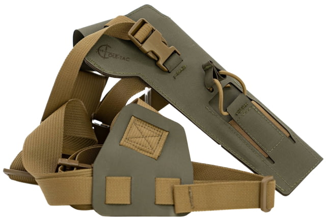 Cole-Tac Varmint Wrangler Squadron Chest Holster Left Hand Ranger Green - Cole-Tac