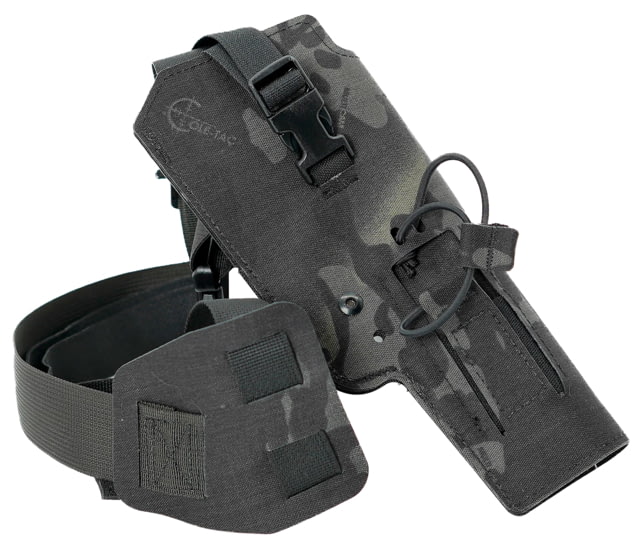 Cole-Tac Varmint Wrangler WML Squadron Chest Holster Left Hand MultiCam Black - Cole-Tac