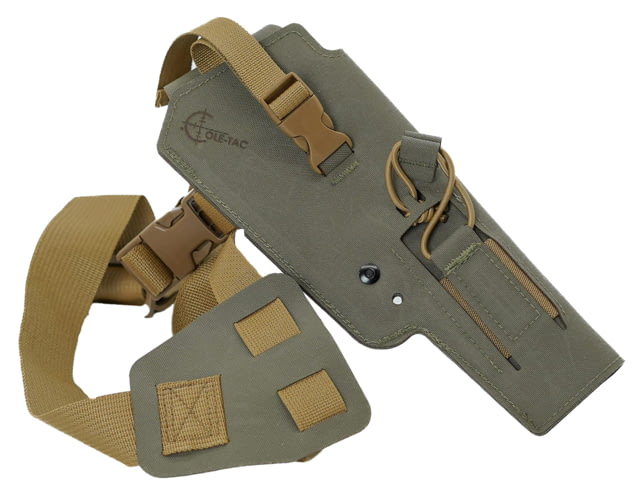 Cole-Tac Varmint Wrangler WMLSquadron Chest Holster Left Hand Ranger Green - Cole-Tac