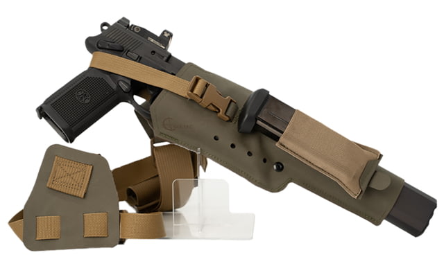 Cole-Tac Varmint Wrangler XL Squadron Chest Holster Right Hand Ranger Green - Cole-Tac