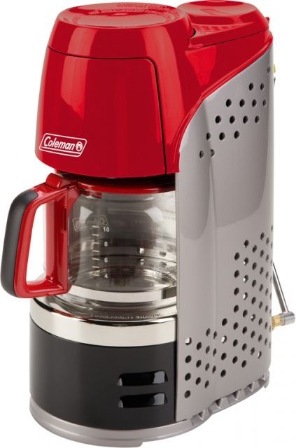 Coleman Portable Propane Coffeemaker Red