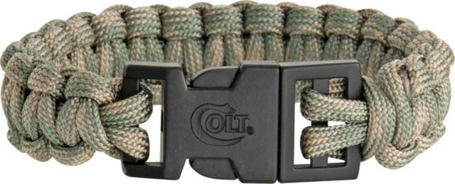 Colt Tactical S.P.E.A.R. Survival Bracelet single weave.75in release buckle 7.25in dia 7.5in cord acu - Colt