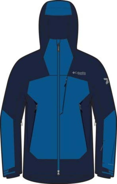 Columbia Cirque Bowl Jacket - Men's Collegiate Navy/Mountain Blue 2XL