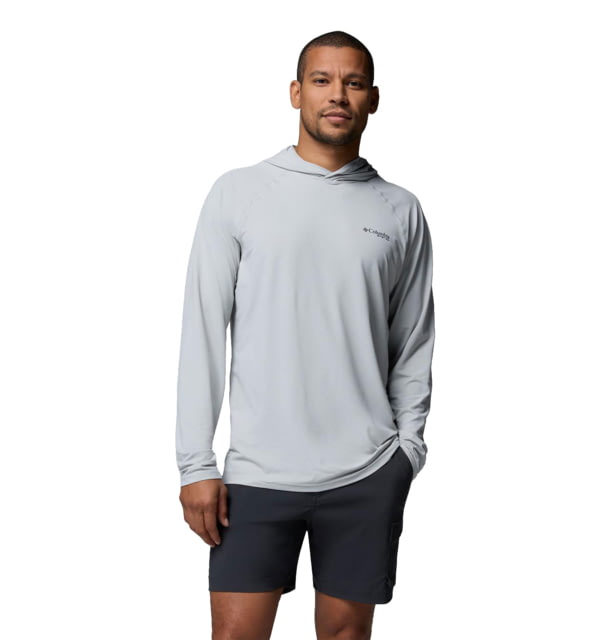 Columbia PFG Solar Stream II Hoodie - Men's Cool Grey Small