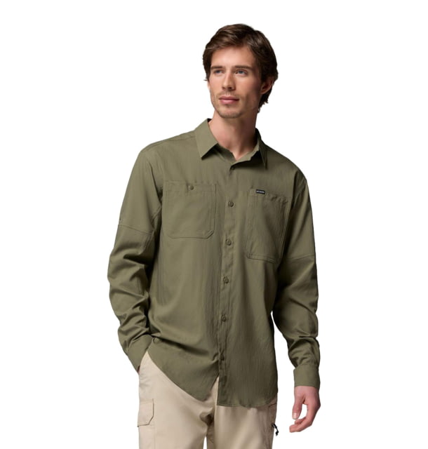 Columbia Silver Ridge Utility II Long Sleeve Shirt - Men's Stone Green Extra Large