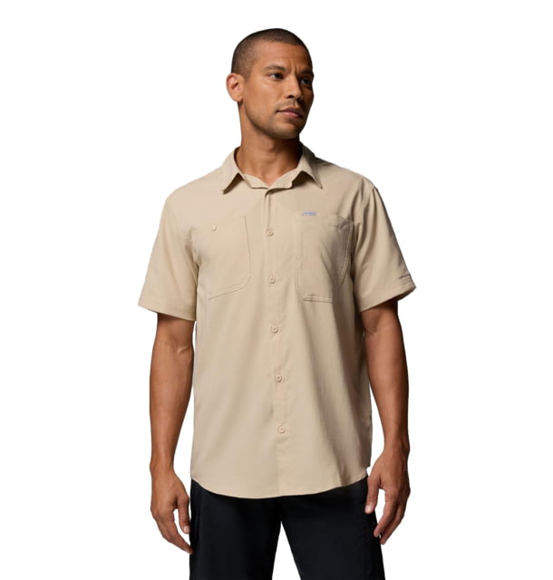 Columbia Silver Ridge Utility II Short Sleeve Shirt - Men's Ancient Fossil Large