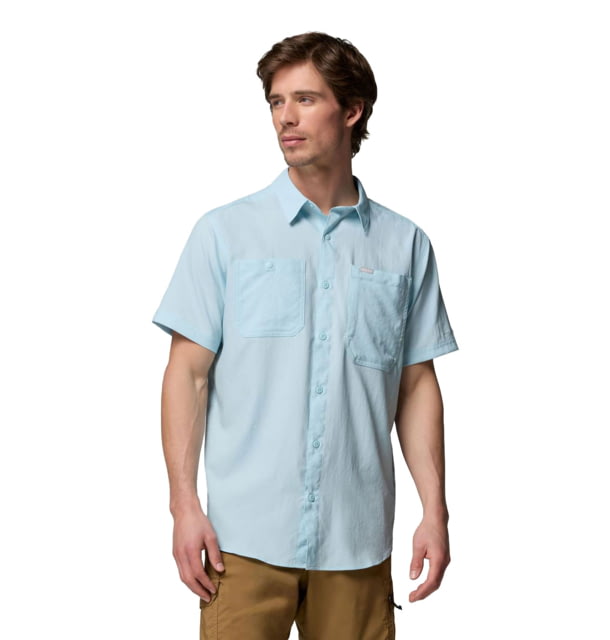 Columbia Silver Ridge Utility II Short Sleeve Shirt - Men's Marine Light 2XL