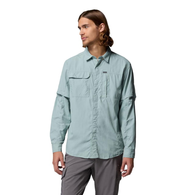 Columbia Skien Valley Long Sleeve Shirt - Men's Crushed Blue Small