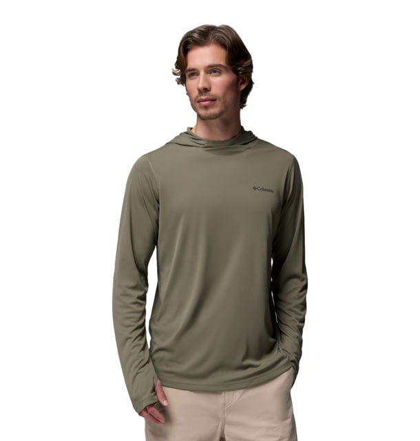 Columbia Zero Rules Light Hoodie - Men's Stone Green Large