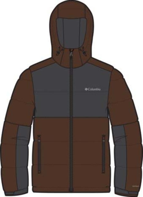 Columbia Pike Lake II Hooded Jacket - Men's Tobacco/Black Extra Large