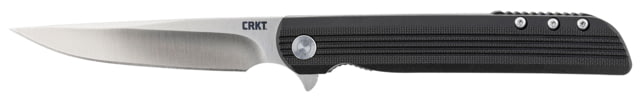Columbia River LCK + Large 3.62 Folding Drop Point Plain Satin 8Cr13MoV SS