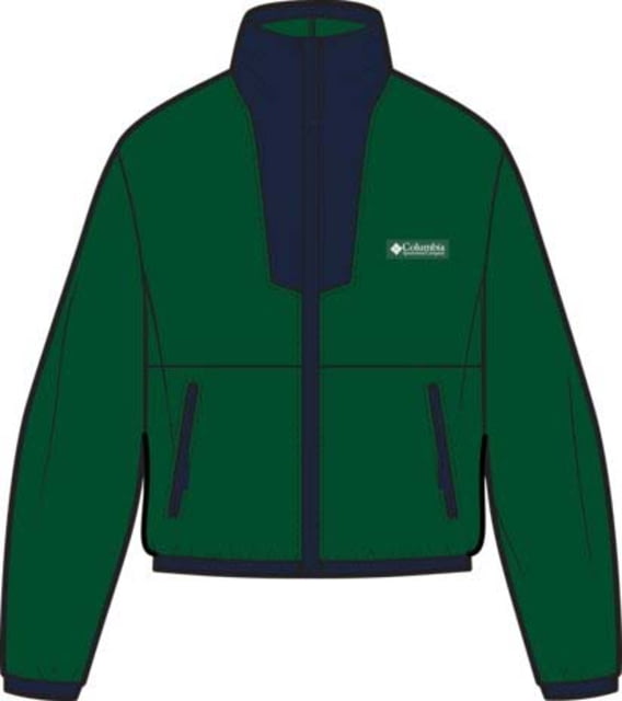 Columbia Columbia Sequoia Grove Full Zip Fleece Jacket - Women's Rain Forest/Collegiate Navy Extra Large - $32.94 at Optics Planet