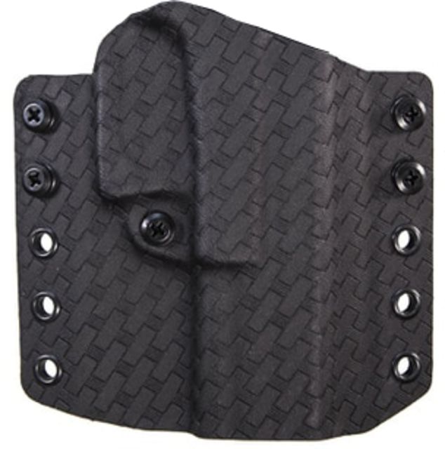 Comp-Tac Basket Weave Warrior Owb Kydex Holster Glock 17 Gen 5 Right Hand Basketweave Black - Comp-Tac