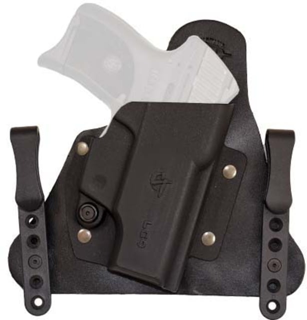 Comp-Tac Cavalry IWB Hybrid Holster Sig - P938 Right Hand Standard Clip Black - Comp-Tac