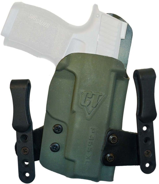 Comp-Tac CTAC V2 IWB Kydex Holster SW MP 4.5in 9mm .40 .45 1.0 M2.0 Slide Left Hand OD Green - Comp-Tac