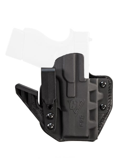Comp-Tac eV2 Max Hybrid Appendix IWB Holster CZ P-10 S Right Hand Black - Comp-Tac