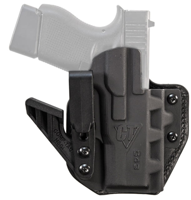 Comp-Tac eV2 Max Hybrid Appendix IWB Holster Glock - 26/27/28/33 Gen1234 Right Hand Black