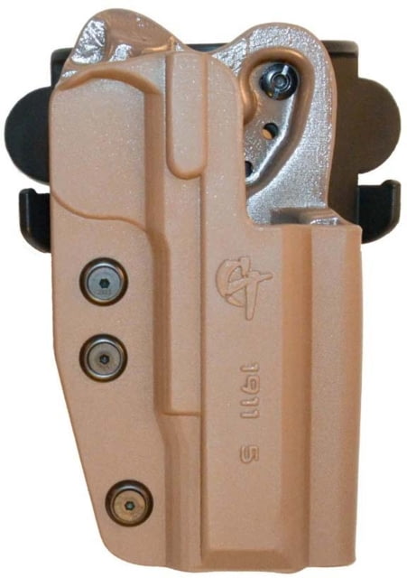 Comp-Tac International OWB Kydex Modular Mount Walther - PDP 4.5in Slide Right Hand Flat Dark Earth - Comp-Tac