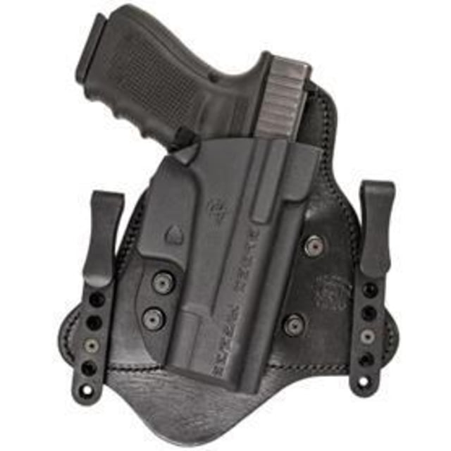 Comp-Tac Mtac Premier Hybrid IWB Holster - 1.5in Standard Clips SW - MP Shield 2.0 9mm 4in Right Hand Black - Comp-Tac