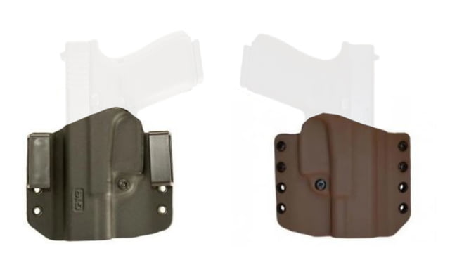US Comp-Tac OWB Concealed Kydex Warrior Holster, Left Hand, C708SW227LBKN Tech Data