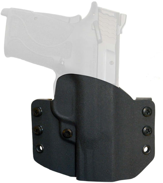 Comp-Tac OWB Concealed Kydex Warrior Holster Smith & Wesson M&P 45 Shield Right Hand Black Kydex - Comp-Tac