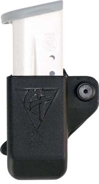 Comp-Tac Single Mag Pouch OWB Kydex Size 35 - SW M&P 380 Shield EZ Left Hand Black - Comp-Tac