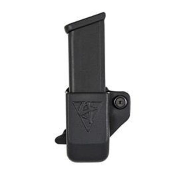 Comp-Tac Single Mag Pouch OWB Kydex Size 15-Glock 42 Left Hand Black - Comp-Tac