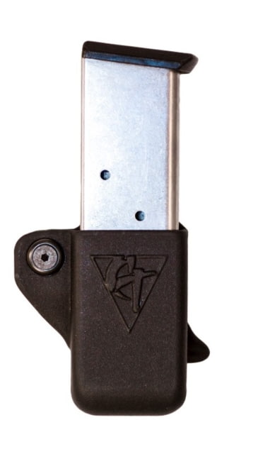 Comp-Tac Single Mag Pouch OWB Kydex Size 1 - 1911 Single Stack KAHR Springfield XD - S Sig 220 Right Hand Black