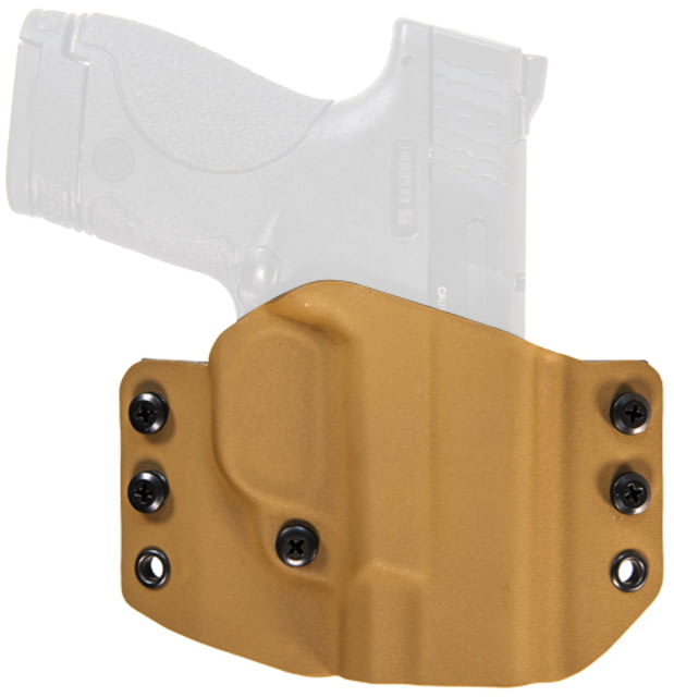 Comp-Tac Warrior Holster OWB Kydex Glock 19 Gen5 Right Hand Coyote Brown - Comp-Tac