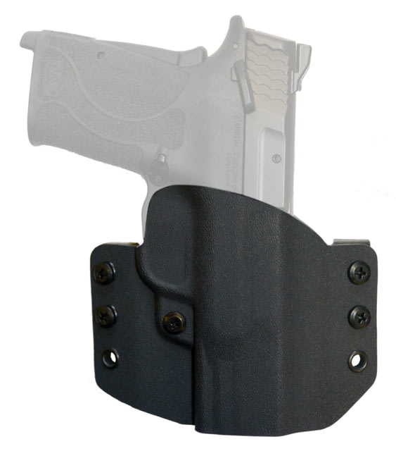 Comp-Tac Warrior Holster OWB Kydex SW MP Shield EZ 9mm Right Hand Black - Comp-Tac