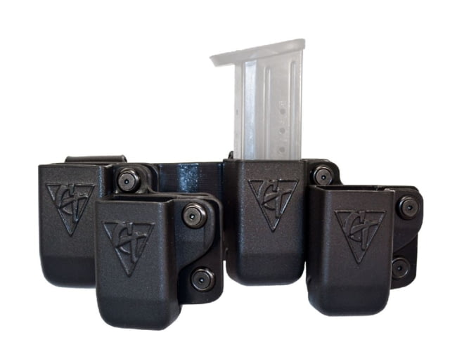 Comp-Tac Beltfeed 4 Mag OWB Kydex Size 11 - Brt 92/96 Sig P365 CZ 75 Sig P226 9/40 Spg XD 9/40 PPQ 9/40 Left Hand Black