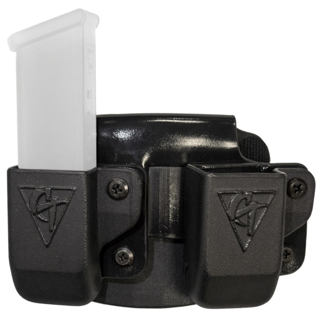 Comp-Tac Twin Paddle Mag OWB Kydex Size 21 - CZ P - 01 SP - 01 Left Hand Black - Comp-Tac