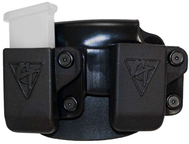 Comp-Tac Twin Paddle Mag OWB Kydex Size 43 - Glock 43 Left Hand Black - Comp-Tac