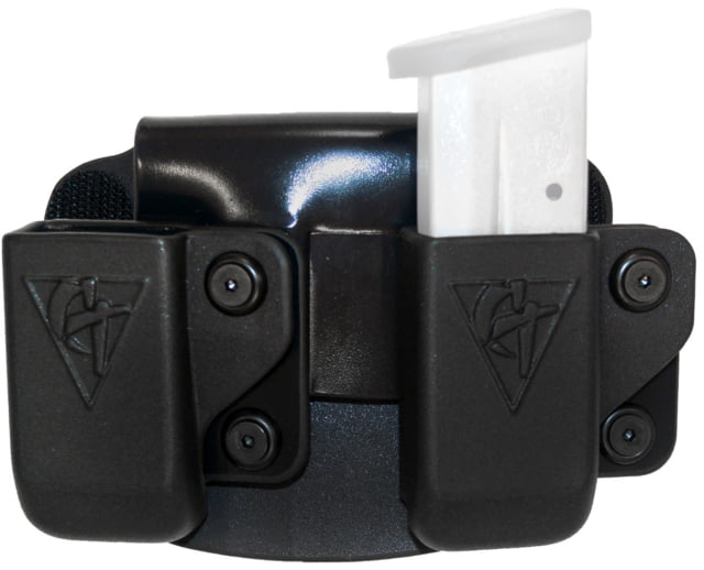 Comp-Tac Twin Paddle Mag OWB Kydex Size 19 - M&P Shield 9mm/40 Left Hand Black - Comp-Tac